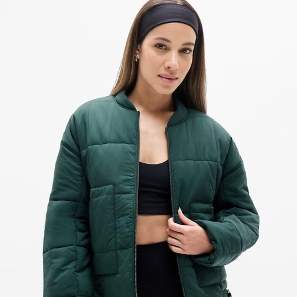 Athleta Evergreen Jacket in Pine